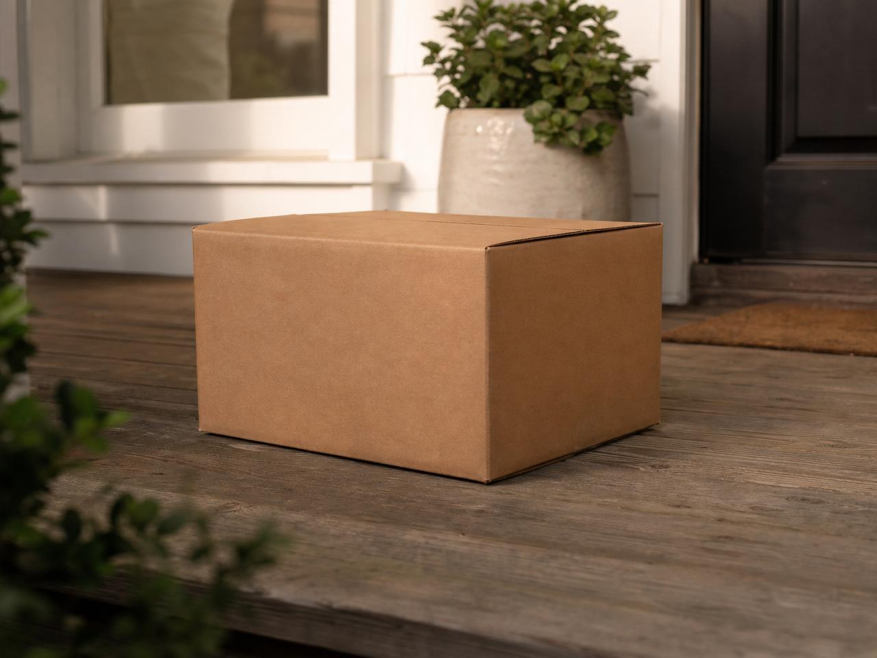 Discreet medication delivery on a wooden step