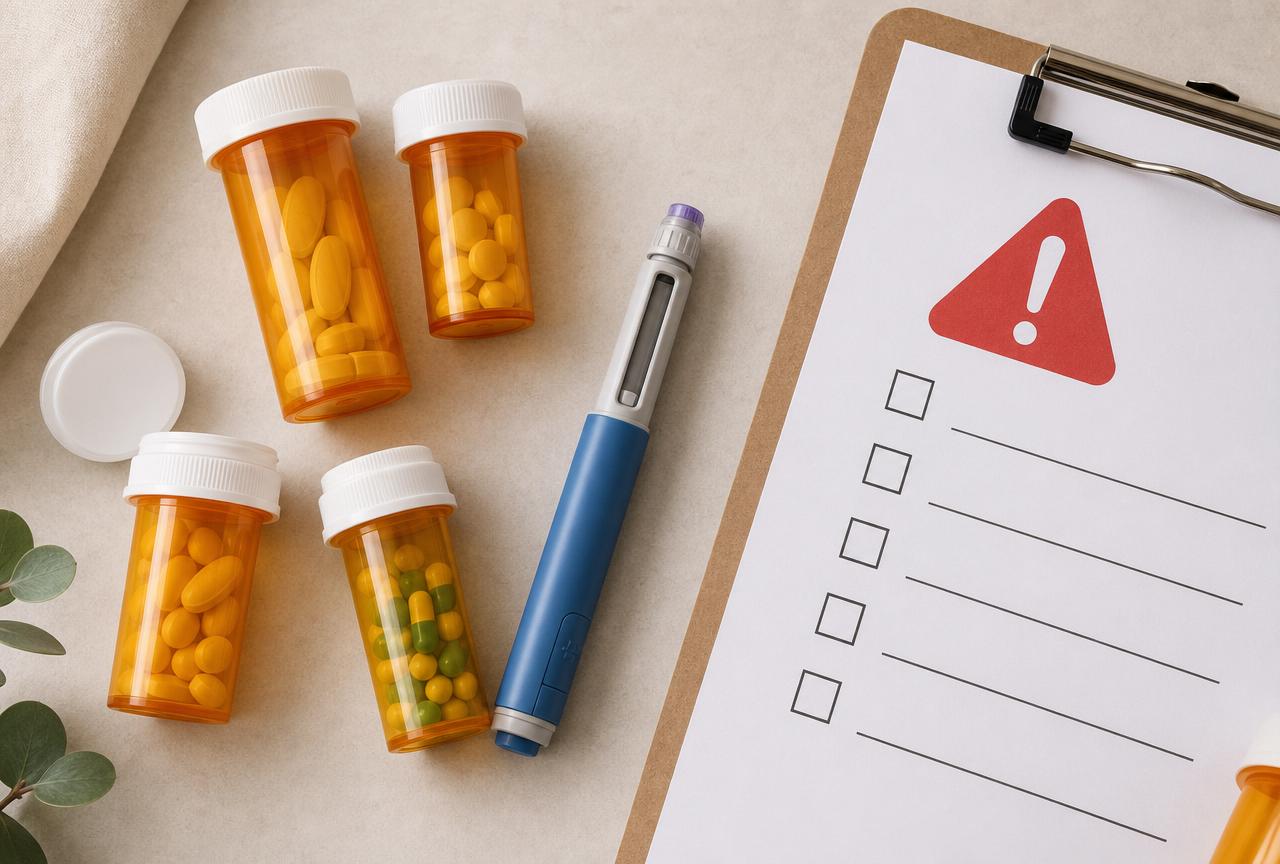 GLP-1 and Drug Interactions: Critical Medications That Don't Mix (Checklist)